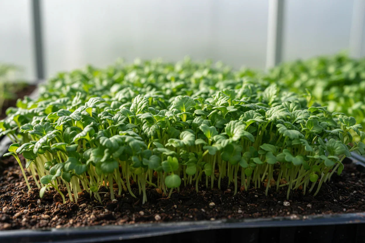 Grow Microgreens in Soil