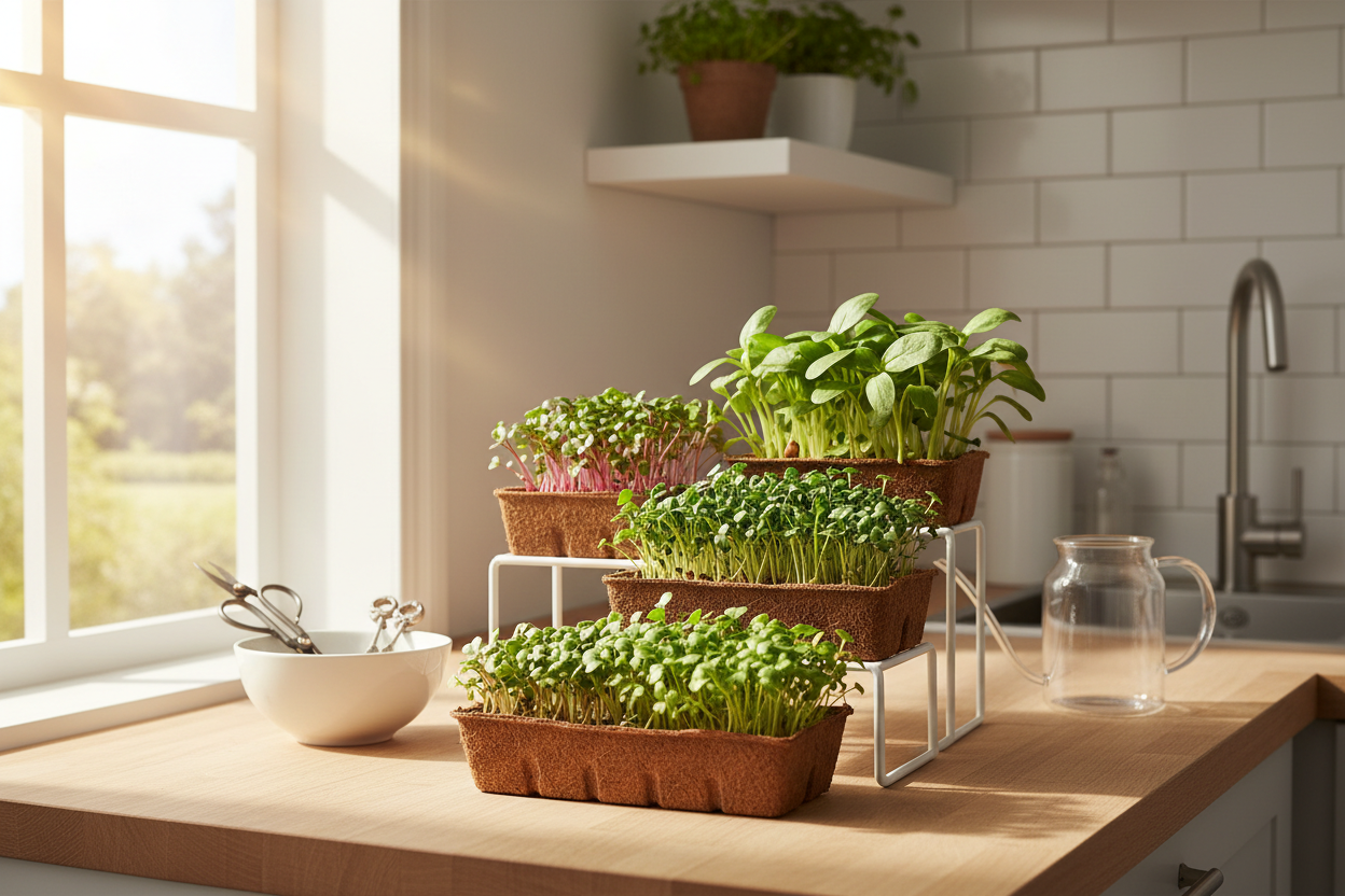 How Much Space Do You Need to Grow Microgreens?