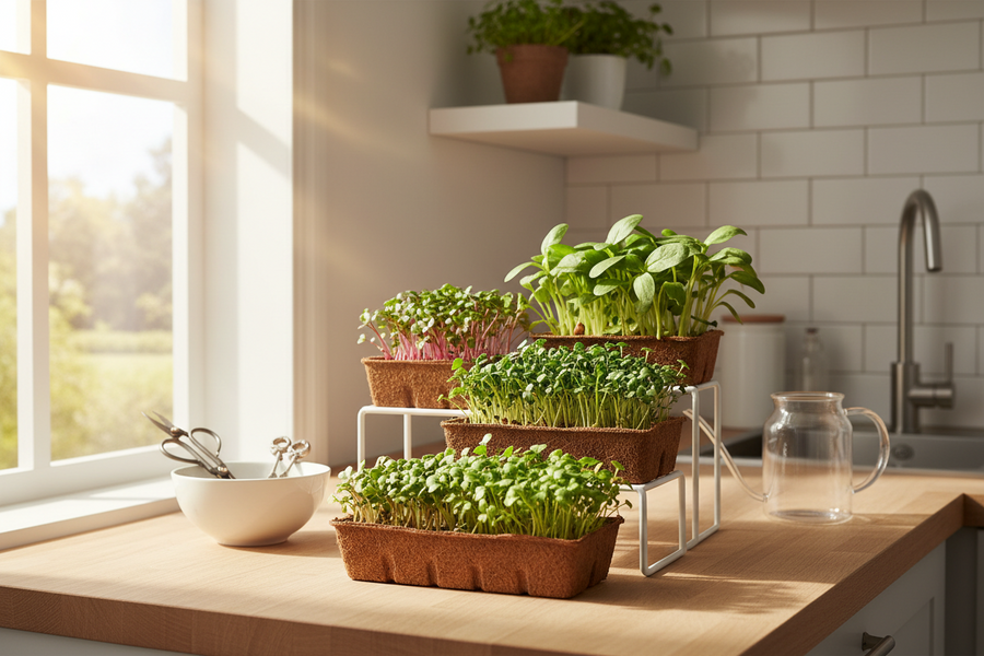 How Much Space Do You Need to Grow Microgreens?