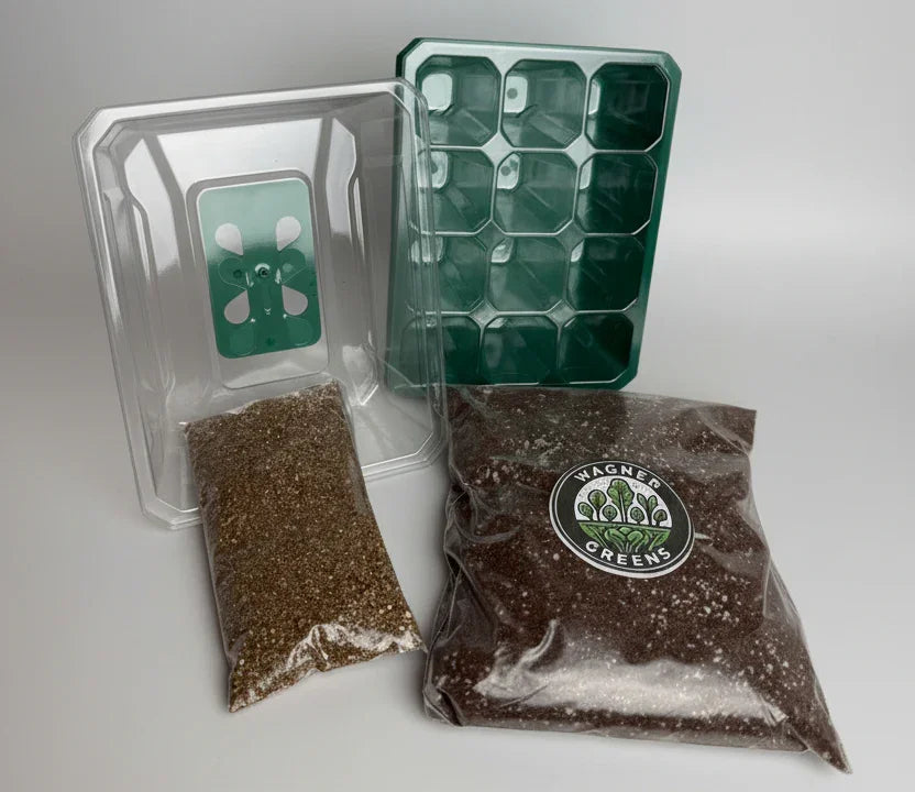 Growing Kit With soil, vermiculite and seeds