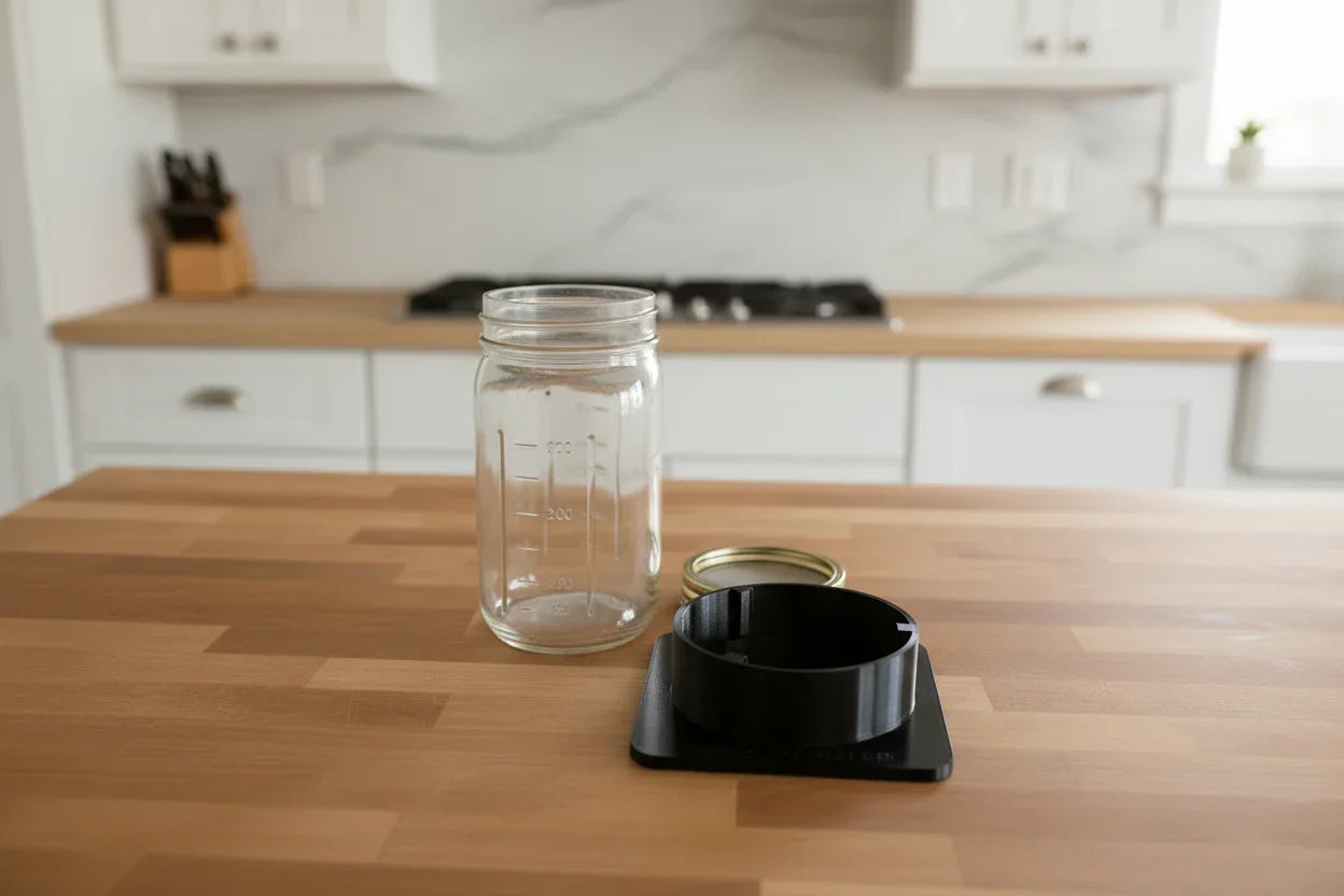 Mason Jar Sprouting Kit Bundle Contents